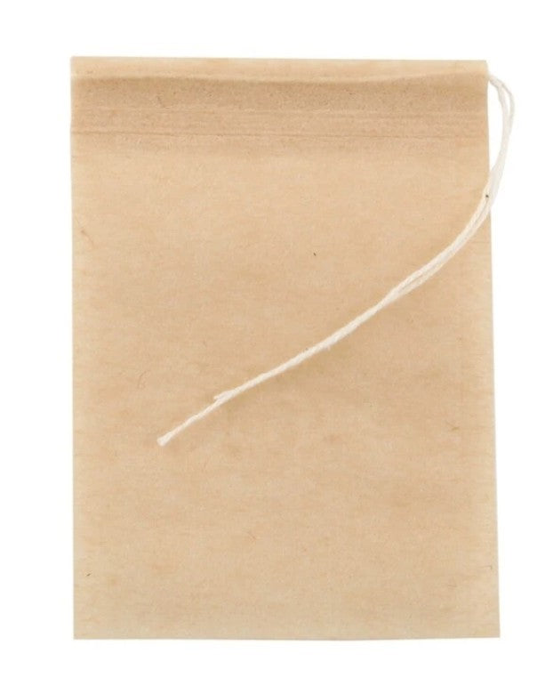 Spice Boutique unbleached self-fill tea bags, pack of 50 one-pot size bags